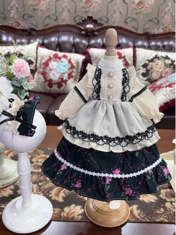 ドール用服 洋服 ワンピース ベージュ 女の子用 15cm/20cm/40cm/Blythe/YOSD/MSD/SDサイズ人形用