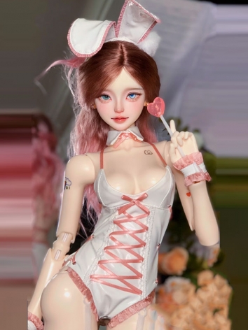 ドール用服オールインワン ホワイト MSD/SD/SD16/kumakoサイズ人形用 BJD