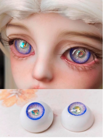 ドール用アイ 石膏アイ パープル 10mm/12mm/14mm/16mm/18mmサイズ BJD【花花眼】