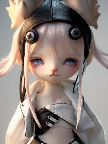 即納 ドール用ヘッド 狐噜噜（Hululu） 墙白肌（Wall White） 球体関節人形 BJDDOLL  珊瑚礁×鯨魚島