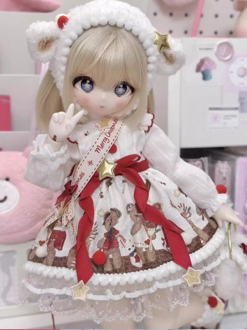 ドール用服 Lolita クリスマス 太いMSDサイズ...